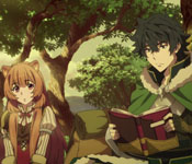 naofumi studying the grimoire